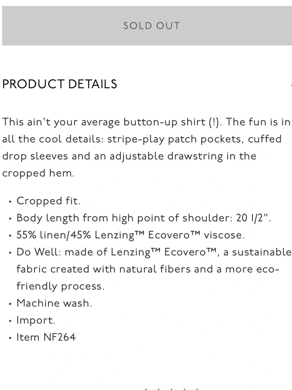 Madewell linen blend